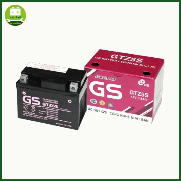 Ắc quy GS GTZ5S-E (12V – 3.5AH)