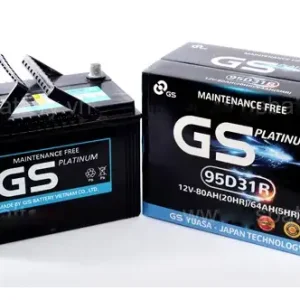 Ắc quy GS MF 95D31(R) (12V-80AH)
