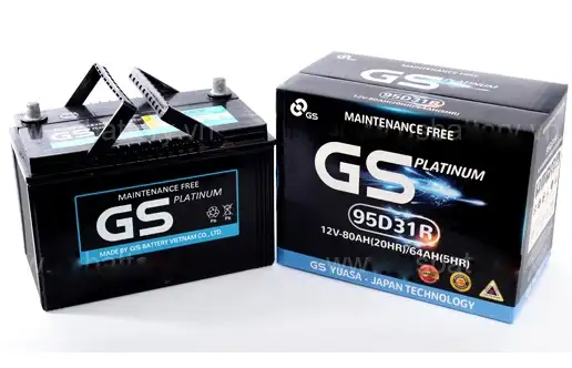 Ắc quy GS MF 95D31(R) (12V-80AH)